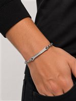 Pulsera Zancan Hombre in Oro Diamante 0.08 Ct EB263B - EB263B